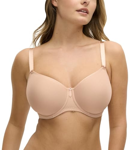 Fantasie Rebecca Essentials - Reggiseno Sagomato con Spacer, Beige Naturale, 2E