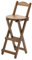 Cabilock Küche 1stk Hoher Hocker Klappstuhl Küchenhocker Hocker in Thekenhöhe Klapphocker Für Zu Hause Klapphocker Aus Holz Hochstuhl Zusammenklappen Stühle Hausmöbel Barhocker Bambus