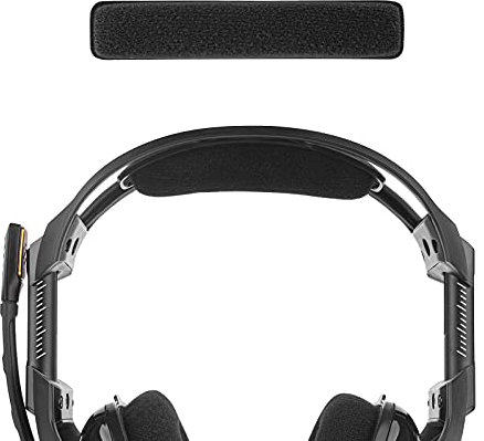 Geekria Velour Headband Pad, Compatible with Astro A50 Gen 3, A50 Gen 4 Headphones Replacement Band/Headset Headband Cushion Cover Repair Parts (Black)
