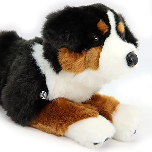 Berner Sennen Kuscheltier Hund Sennenhund liegend Plüschtier Bernd - Kuscheltiere*biz
