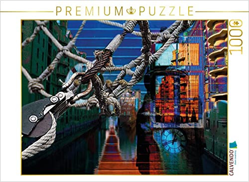 CALVENDO Puzzle Im Netz von Hamburg 1000 Teile Lege-Größe 64 x 48 cm Foto-Puzzle Bild von Paintpictures Bilderwelten