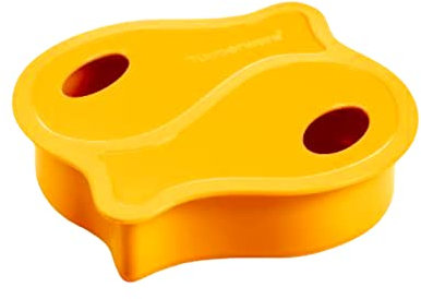 Tupperware Cortador de pan con forma de peces duo, para tostadas, en amarillo, para quitar la corteza del pan o la corteza de las tostadas, galletas, tortitas, verduras, salami, frutas y galletas.