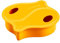 Tupperware Fische duo Ausstechform für Toast in gelb - Ausstecher zum entfernen der Brotkruste oder Toastkruste - Plätzchen Pfannkuchen Gemüse Käse Salami Obst Kekse