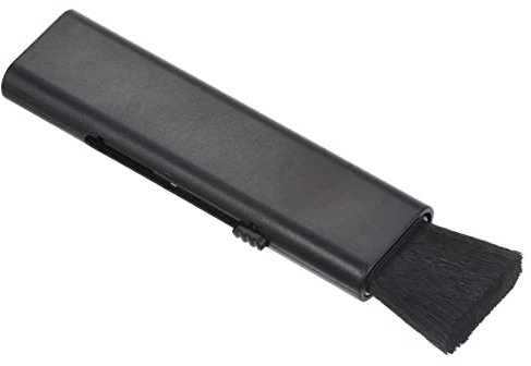 PATIKIL Keyboard Cleaning Brush, Double Head Telescopic Type Window Groove Cleaning Brush, for Laptop Computer Keyboard Window Black