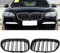 HZTWFC Doppellamelle Glänzend schwarz Grill Grills Grills Front Nierengitter für BMW F01 F02 7er 2009-2015