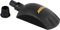 Mirka Roundy Dust-Free Hand Sanding Block for use with 6 Sandpaper Discs/Hook and Loop, Black, Yellow
