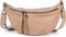 styleBREAKER Women's Half Moon Crossbody Shoulder Bag, detachable adjustable shoulder strap, solid color handbag 02012386, Colour:Mud