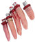 Liummrcy Faux Doigt, décorations d'halloween effrayantes sanglantes coupées coupées Les Doigts hachent des décorations de fête d'halloween Prop 5 pcs