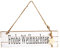 Logbuch-Verlag Türschild Frohe Weihnachten aus Holz Schild weiß braun mit Text Tür Wand Hänger Weihnachtsdeko 28 cm