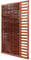 Weidenzaun MIA Natur 180x120cm hochwertig mit Streifenfenster, naturbelassene Weide, Holz gebeizt