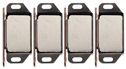 DOITOOL 4 Stück Magnetischer Türstopper Für Schranktüren Kleiderschränke Magnetische Haken Schrank Fangen Verschlussfang Schwerer Fang Magnetverschluss Kabinett Möbel Rostfreier Stahl