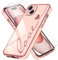 LCHULLE Kompatibel mit iPhone 15(6.1 Zoll) Hülle Liebesherz Handyhülle Mädchen Kameraschutz Herz Schutzhülle Cute Love Silikon Case für iPhone 15 Rosa
