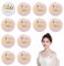 ALEGRE® 12 Stk JGA Braut Button Set, Jga Accessoires Frauen, Team Bride Buttons Anstecker,Junggesellenabschied Frauen Accessoires,Jga Frauen Abzeichen für Spiele Party,Hochzeit,Engagement Feiern(Rosa)