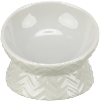 Trixie Gamelle surélevée/bol d'eau en céramique taupe clair