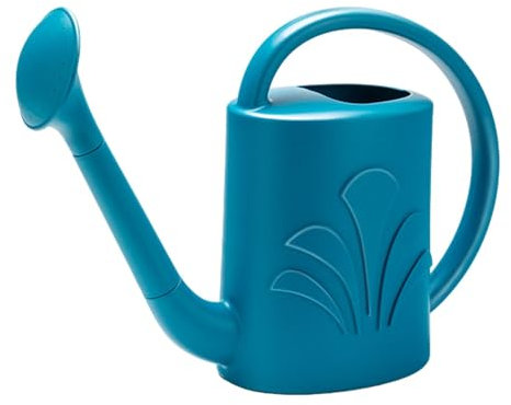 JISADER Annaffiatoio da Giardino da 4 Litri, annaffiatoio con Testa di irrigazione, ugello Rimovibile, annaffiatoio da Giardinaggio per vasi di Piante, Blu
