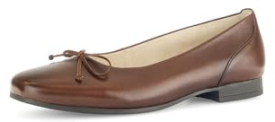 Gabor Damen Klassische Ballerinas, Frauen Flats,Best Fitting,Ausgehschuhe,Abendschuhe,Slip-ons,klassisch elegant,Sattel (Effekt),40.5 EU / 7 UK