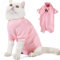 Dotoner Katzenbody Operation | Katzen опрестаетuation Bekleidung HALSKRAUSE Alternativen Antiwerk-AnzugRemote Pyjama (rosa, S)