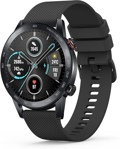 Wanme Bracelet Compatible avec Honor Magic Watch 2 46mm/Samsung Galaxy Watch 3 45mm, 22mm Souple Silicone Bracelets Sport Remplacement Homme Femme