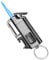 3 in 1 Windproof Lighter with Bottle Opener and Key Ring - Inflatable Gas Lighter, Jet Lighter for Candles, Kitchen, Camping, Fireplaces - Men's Gift (Butane Gas Free)