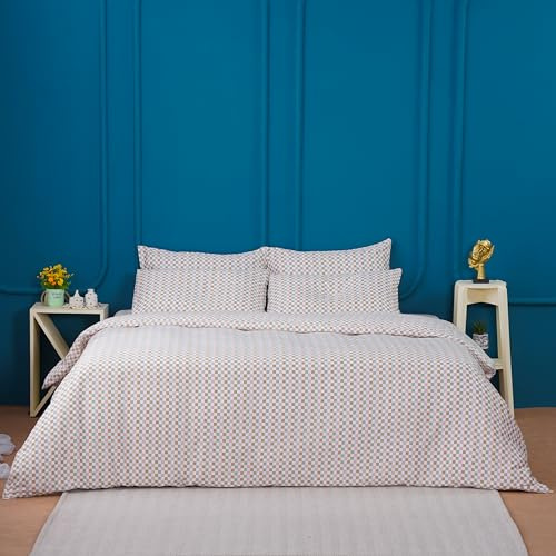 Sheet Story 100% Egyptian Cotton Super King Duvet Cover Set - 400 Thread Count Super King Size Duvet Cover with Button Closure - Hypoallergenic Duvet Cover SuperKing Size with Two Pillowcases
