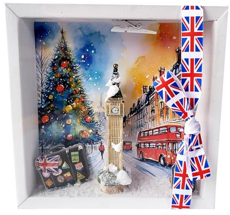 Geldgeschenk Verpackung London Städtetripp im Winter Weihnachten Klassenfahrt
