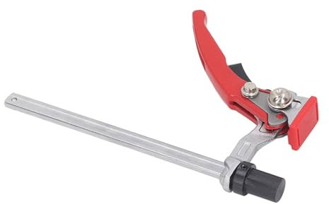 Bench Dog Clamp, Woodworking Bench Dog Hole Clamp 20mm Base 13.5x6.5mm Guide Rail Woodworking Bench Dog Clamp Hold Down Clamp with Ratchet Mechanism for Woodworking