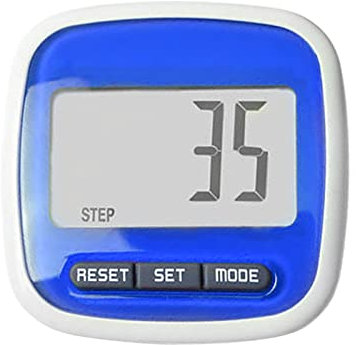 Contador de Pasos preciso del podómetro, podómetro con Clip,Contador de Pasos preciso con Pantalla Grande y Clip - Contador de Pasos con podómetro para Caminar Simple para Hombres, Mujeres y