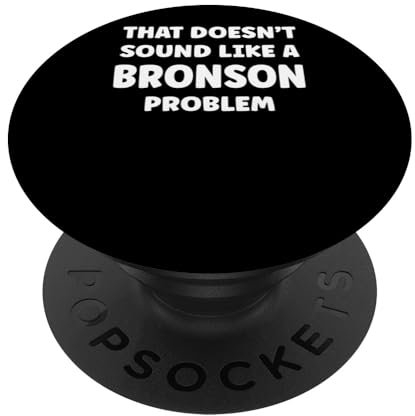 BRONSON Personalized Custom Boys BRONSON Name PopSockets Klebender PopGrip