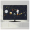 Funda para TV Protectores de pantalla de TV Cubierta Universal para TV, cubierta protectora con borde elástico antiarañazos, a prueba de sol, para televisor LCD de 32 a 75 pulgadas(02,37-39Inch 93x60c