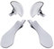 4 pezzi palette controller Edge per DualSense PS5 Edge Controller Palette (Bianco)