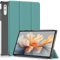 MGUEIAO Compatibile con Lenovo Yoga Tab Plus 12.7 inch per Custodia,Custodia per Telefono in Pelle PU Ultrasottile con Funzione di Supporto con tre Supporti Pieghevoli-Verde
