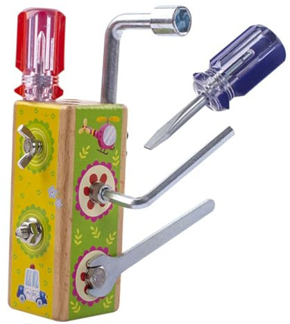 Abaodam Montessori Bastelset Für Junge Mädchen Kreatives Schrauben Mutternspielzeug Feiner Motorik Kognitivem Lernen Und Hand-Auge-koordination Beschäftigungsspielzeug Für Jungen Und Mädch