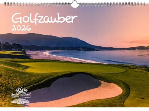 Golfzauber DIN A3 Kalender für 2026 Golf und golfen - Seelenzauber