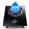 OEUBEQ Table de Cuisson à gaz Brûleurs de Bureau Table de Cuisson à gaz Table de Cuisson à gaz, brûleur à Triple Anneau en Fonte de 4,8 KW, cuisinière à gaz de Bureau/encastrable pour cui