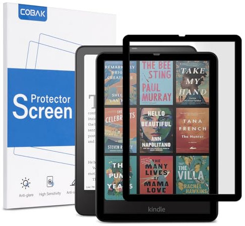 CoBak 2 Stück Blendfreier, Matter Displayschutz für 7 Kindle Paperwhite 12th Gen 2024 & Kindle Colorsoft Signature Edition, Boox Go 7, Kobo Aura 2-9H Hardness Folie