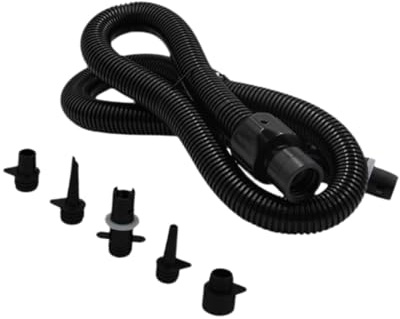 LOVIVER Paddle Board Pump Hose Set Inflatable Boats Hoses, Durability, Electric Air Pump Hose for Inflatable Boat, Kayak (1m)