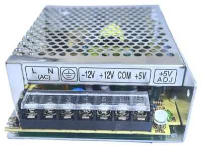 QYCWHXVDF Fuente de alimentación conmutada de Triple Salida T-30A (5 V, 3 A, 12 V, 1 A, -5 V, 0,5 A) y convertidor de CA de 30 W. T-30B (5 V, 3 A, 12 V, 1 A, -12 V, 0,5 A).(T-30A)