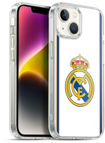 Head Case Designs Offizielle Real Madrid CF Rückblick 99/00 Weiß Retro Gel Handyhülle Hülle [Militärischer Schutzgrad] Kompatibel mit Apple iPhone 14