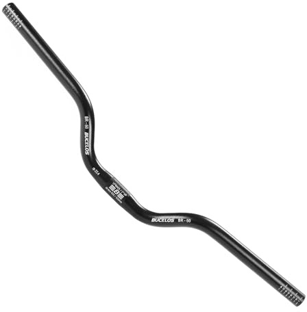 AEYINO Mountainbike fahrrad-Lenker 25,4/31,8 mm – 20/30/50/90/120 mm Rise | MTB-Lenker aus Aluminiumlegierung – 620/580/720/780 mm extra langer Fahrrad-Riser für E-Bikes, Klappräder und Downhill-Rennen