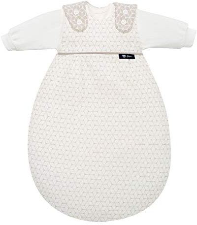 Alvi 42385/944-8 Baby Schlafsack Taupe Junge/Mädchen - Babyschlafsäcke (Graubraun, Druck, Baumwolle, Langarm, Junge/Mädchen, Reißverschluss)