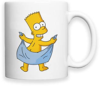 Mug BART SERVIETTE - Mug céramique de qualité. Mug imprimé en France