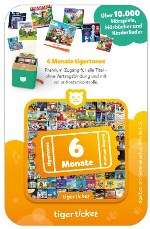 Tiger Media Deutschland - Tigerbox Touch Tigerticket - 1 Monats Abo für Tigertones Streamingdienst - Premium-Zugang