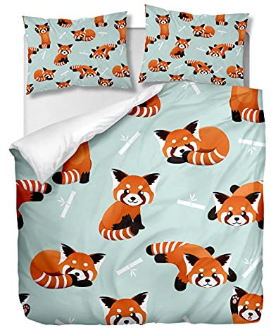 Anime-Themen-Bettbezug-Set, Doppelgröße, Naruto-Quiltbezug-Set, dekoratives 3-teiliges Bettwäsche-Set mit 2 Kissenbezügen (Multi 12, Doppelbett)