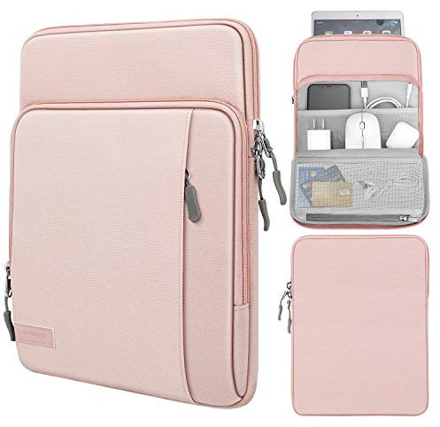 MoKo 9-11 Tablet Tasche Hülle Kompatibel mit iPad Pro 11 M2 2022-2018/iPad 10. 10,9 2022/iPad air 5 10,9 2022/Air 4/Air 3 10.5/Galaxy Tab S8 11/iPad 9/8/7 10,2/iPad 10,2 2019, Rosa