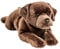 Uni-Toys - Labrador braun, liegend (mit Geschirr) - 60 cm (Länge) - Plüsch-Hund, Haustier - Plüschtier, Kuscheltier