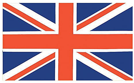 Union Jack Design Tea Towel - 100% Cotton - Red, White, Blue - 74 cm