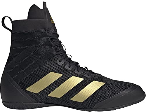 adidas Speedex 18 Boxschuhe, Schwarz/Gold (Numeric_6_Point_5)