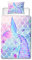 MUSOLEI Meerjungfrau Bettwäsche 135x200 Mädchen Mikrofaser-Polyester 3D Meerjungfrauenschwanz Kinderbettwäsche Bettbezug 135x200 und 1 Kissenbezug 80X80cm Geschenk für Mädchen