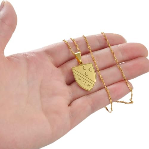 SHOUJIQQ Karte Der Bosnier Anhänger Halsketten - Frauen Männer Charm Maps Schlüsselbeinkette Schmuck, Ethnische Hip Hop Country Flag Halskette Für Pullover Dünne Kette, Gelb,45C