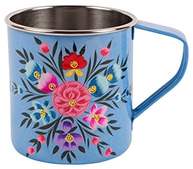 Billy Can - Camping Mug - 450ml - Ocean Pansy